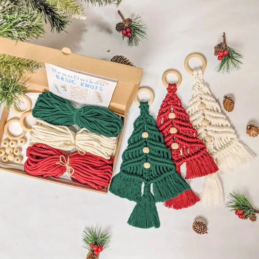 Kit Macramé de Noël DIY