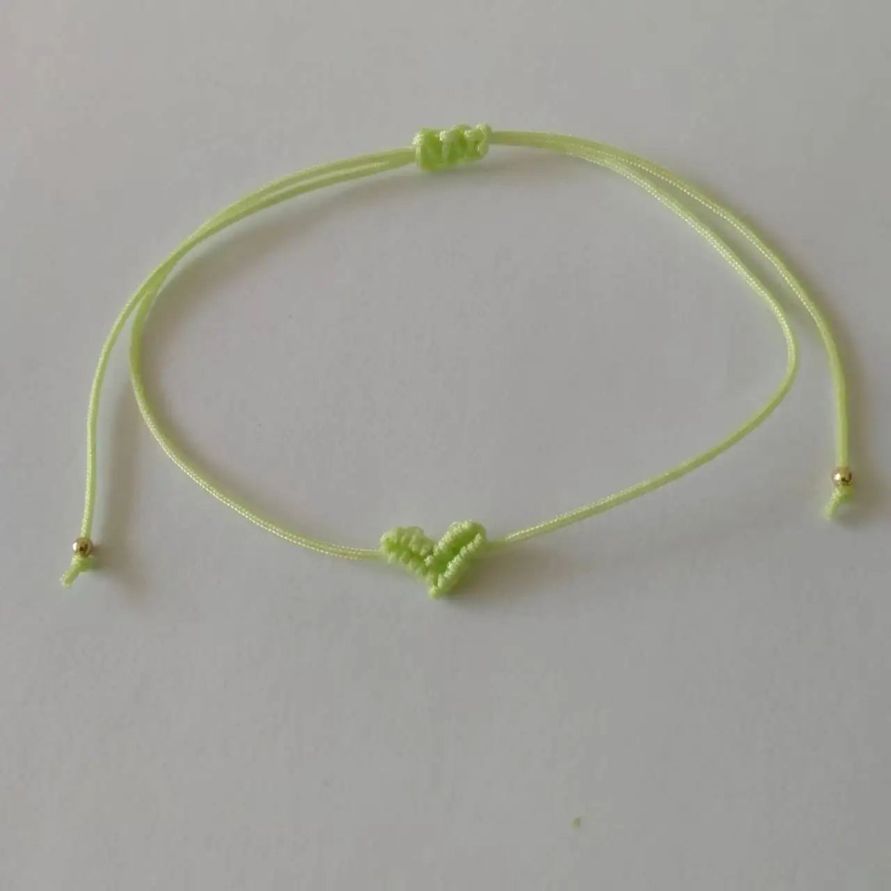 Bracelet macramé coeur