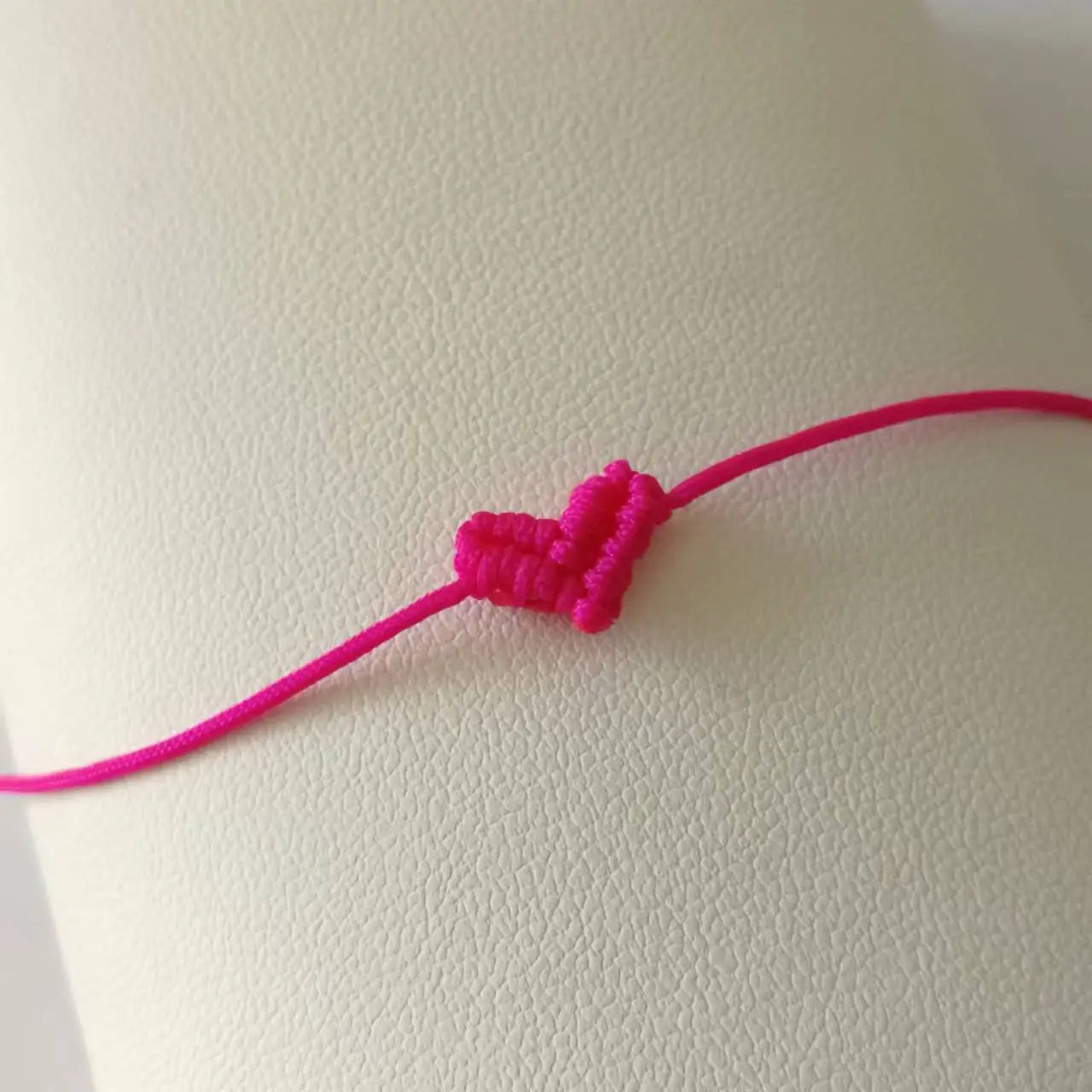 Bracelet macramé coeur